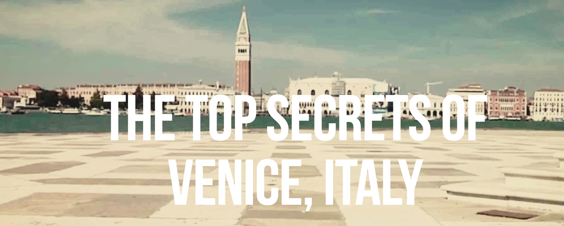 How does Venice work? Click to watch a fantastic short film unveiling all secrets of this beautiful city