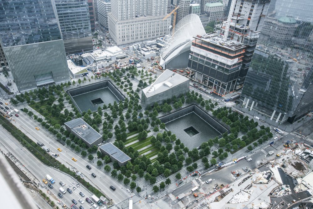 The new World Trade Center site: 9/11 National Memorial, Freedom Tower, and 9/11 Memorial Museum ( 2016 )