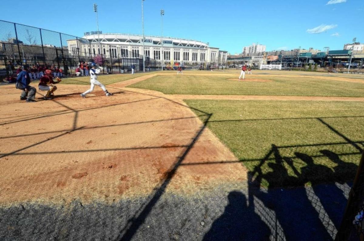 Former Yankee Stadium site – In footprint of old Yankee Stadium, Macombs Dam Park gives local kids a field to shine on