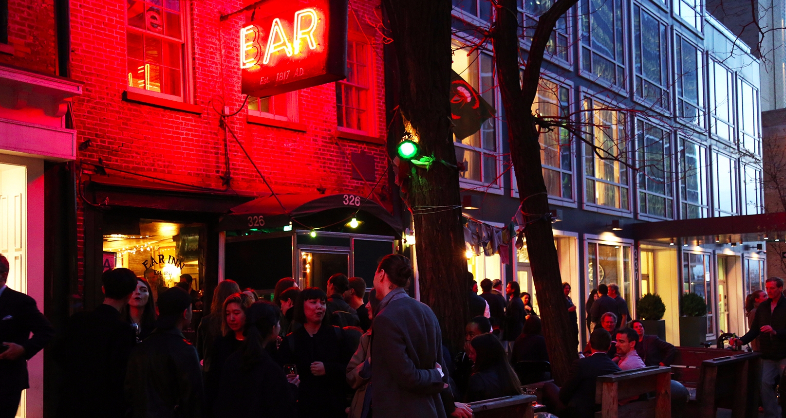 Arguably the oldest bar in Manhattan, the Ear Inn is neither fossil nor throwback. Nights and especially weekends, UPS uniforms are replaced by Gap and Dockers worn by twenty- and thirtysomethings particular enough to recognize a thinking drinking man's tavern when they see one. Food is cheap, hearty and swiftly served by waitresses who'll patiently put up with your requests for a pint of Thomas Cloake's Fidelio beer (an extinct ale still advertised on the walls of this, its former brewery)