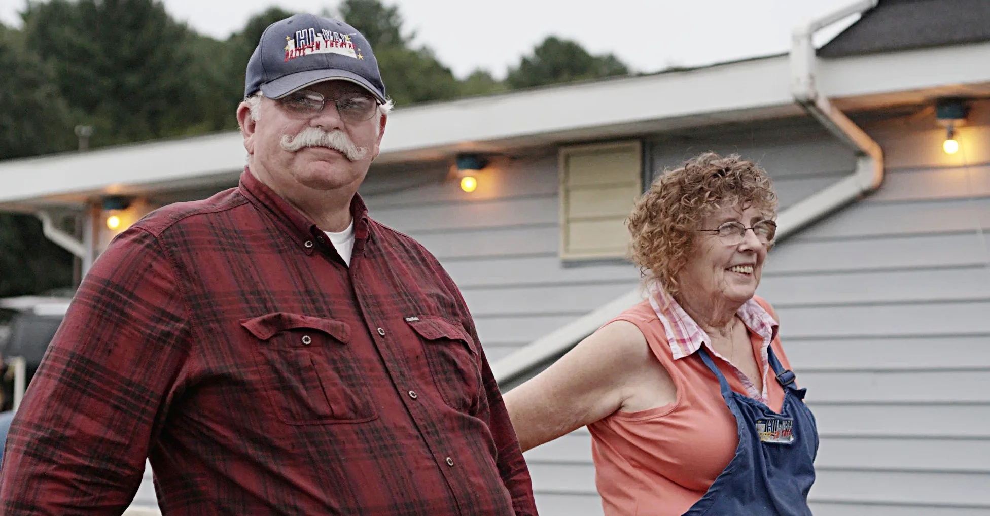 Hi-Way Theater's owners, Roger and Shanon Babock