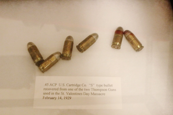See shell casings from Bonnie and Clyde’s final shootout and John Dillinger’s death mask in the Museum of the American Gangster’s unusual collection.