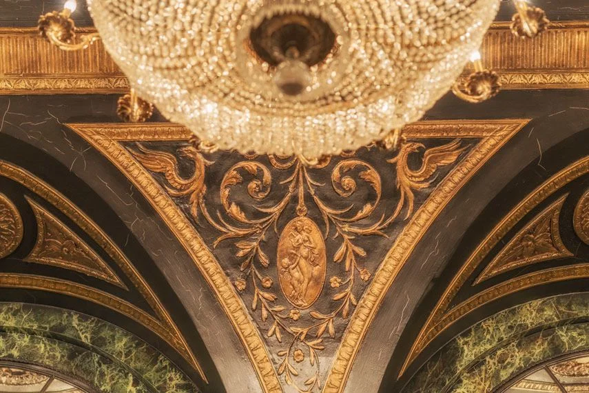 Detail of the entrance hall at 254 West 54th Street