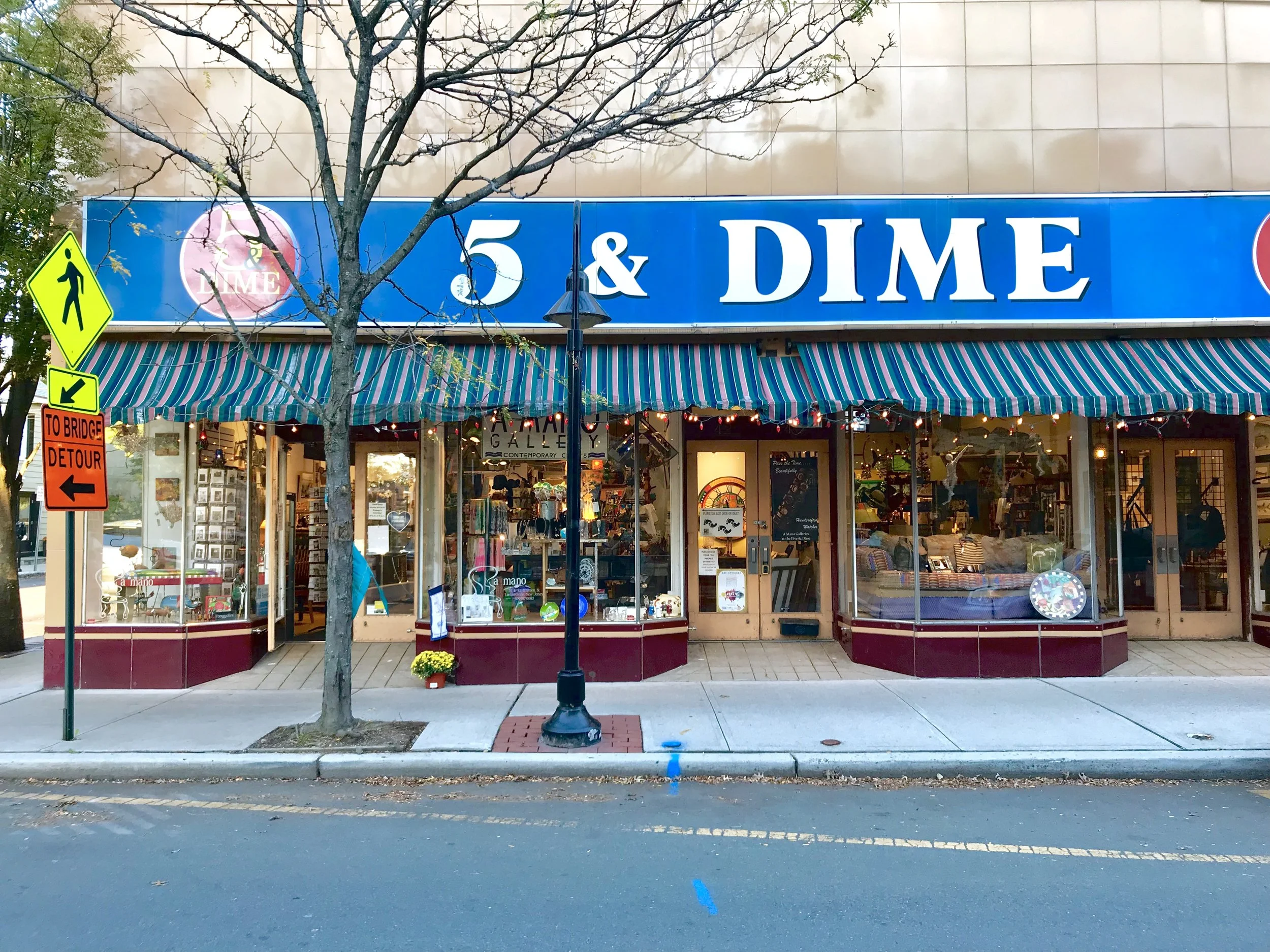A historic 5 and Dime store in Lambertville, New Jersey 