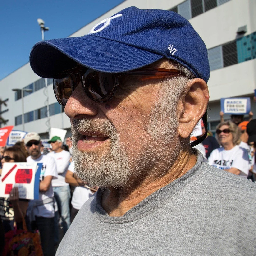 Dr. Arthur Pitchenik at the March for our Lives event in Miami Beach