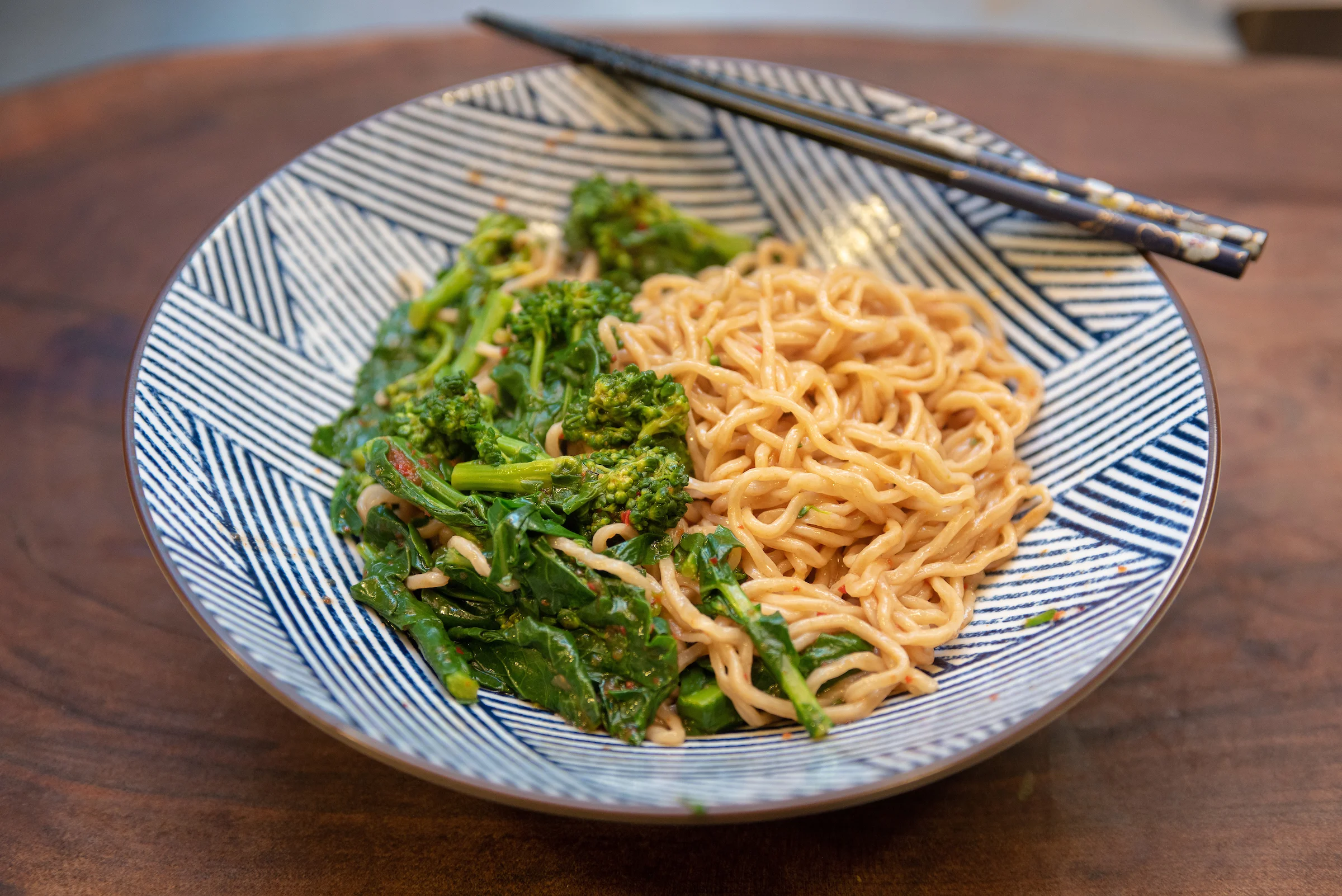Ali's Super Simple Sweet Chili Broccoli and Noodles