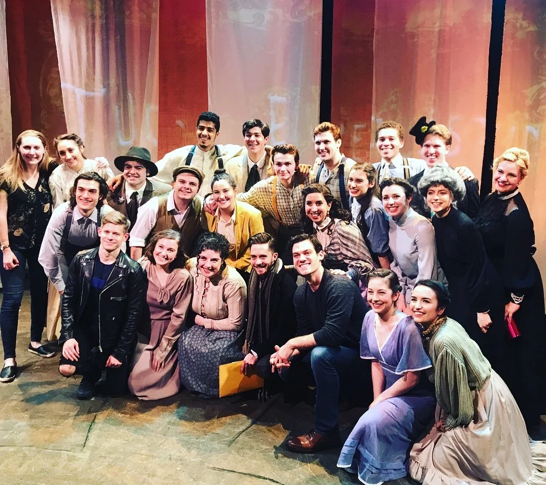 3/4/18 - The cast of TUCK EVERLASTING at NYU is visited by members of the original Broadway cast!