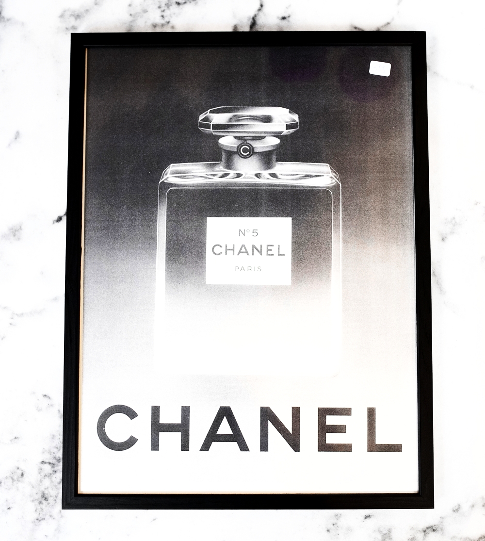Coco Chanel Perfume Bottle Print  hardtofind