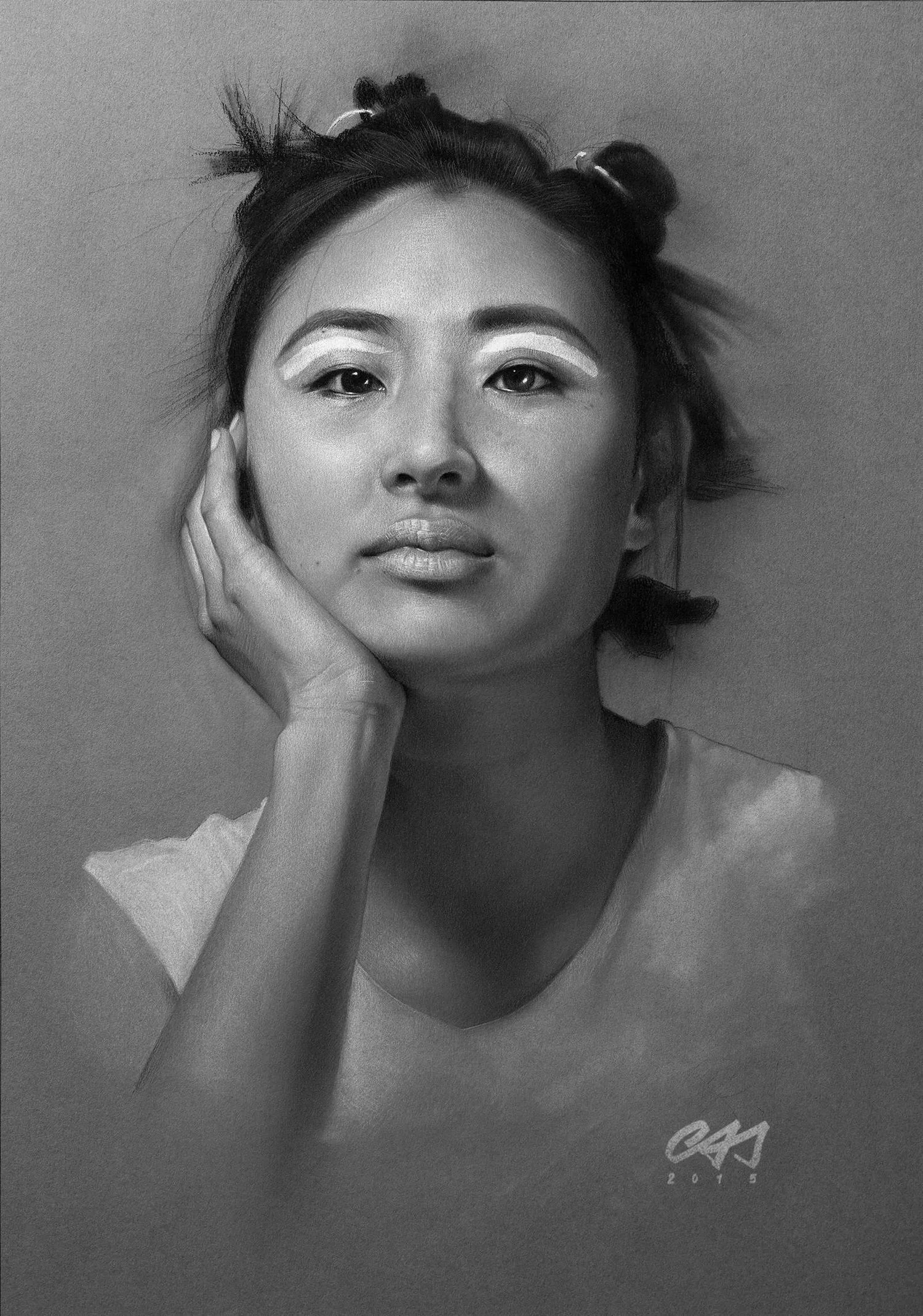 Lani - Charcoal Portrait