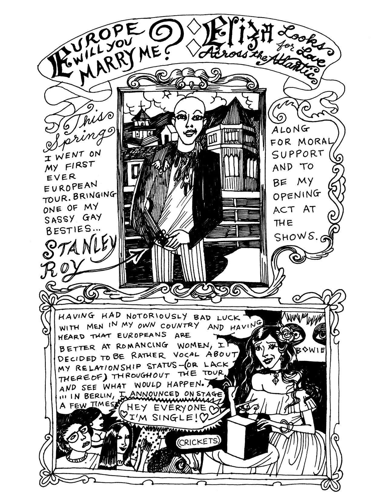   "Europe, Will You Marry Me? - Eliza Looks for Love Across the Atlantic" (July 2015)  