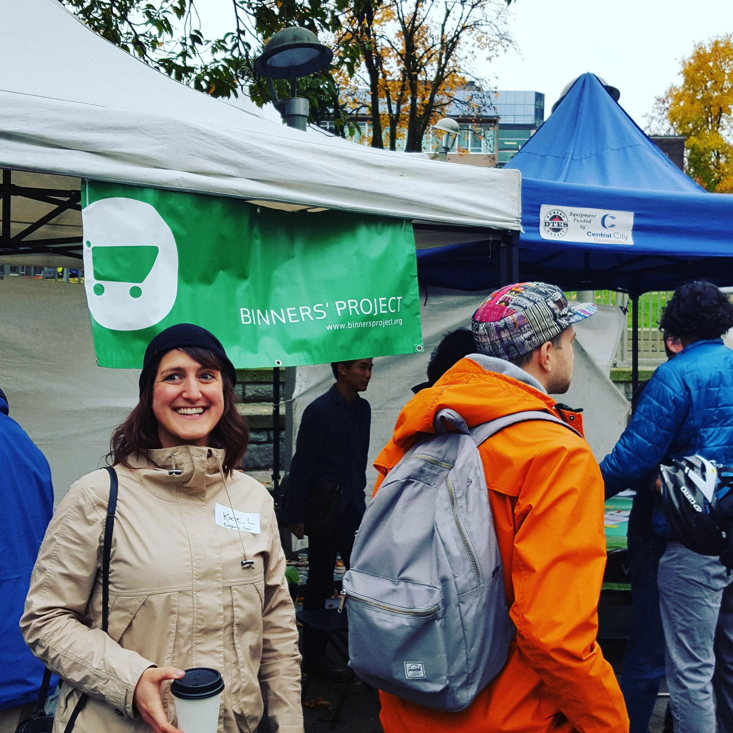 Kate (pictured here) and Jessi attended the Coffee Cup Revolution in Vancouver last October and participated in the world cafe.