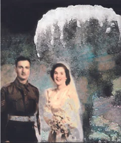 She married a soldier just before the bomb dropped, Panel 4, 21 cm (w) x 29 cm (h)