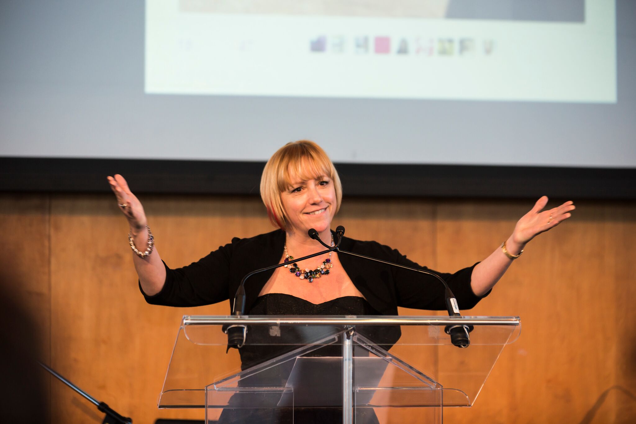 Professor Lucie Morisset welcomes delegates to the ACHS 2016 Conference