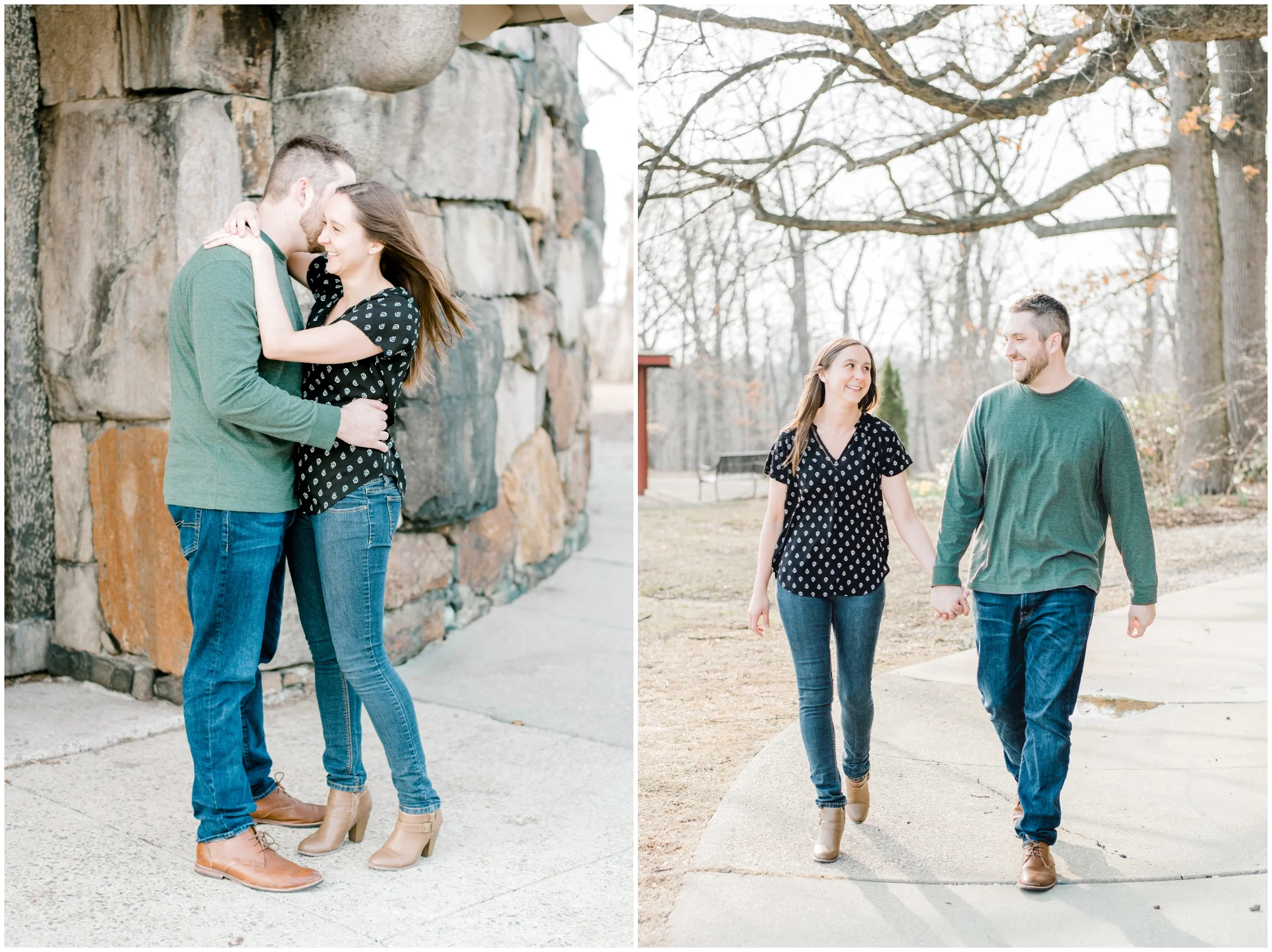 Spring Engagement Session at Rockford Park in Wilmington, Delaware | Krista Brackin Photography