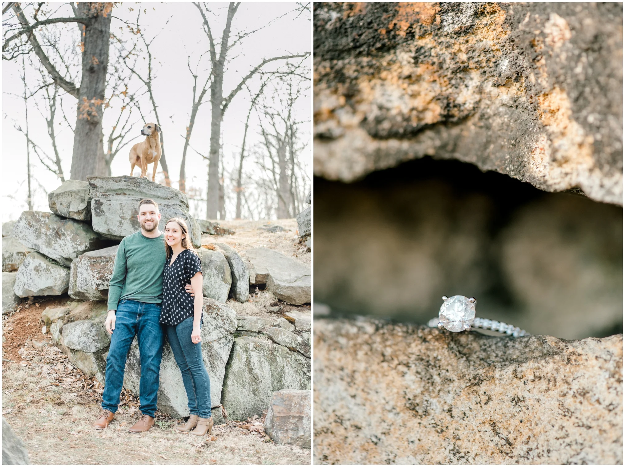 Spring Engagement Session at Rockford Park in Wilmington, Delaware | Krista Brackin Photography