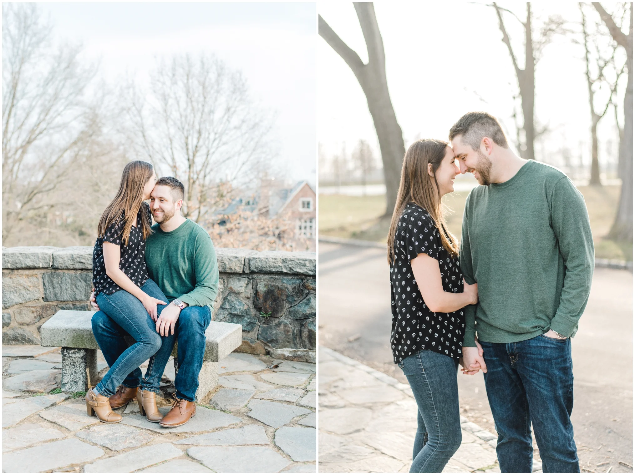 Spring Engagement Session at Rockford Park in Wilmington, Delaware | Krista Brackin Photography