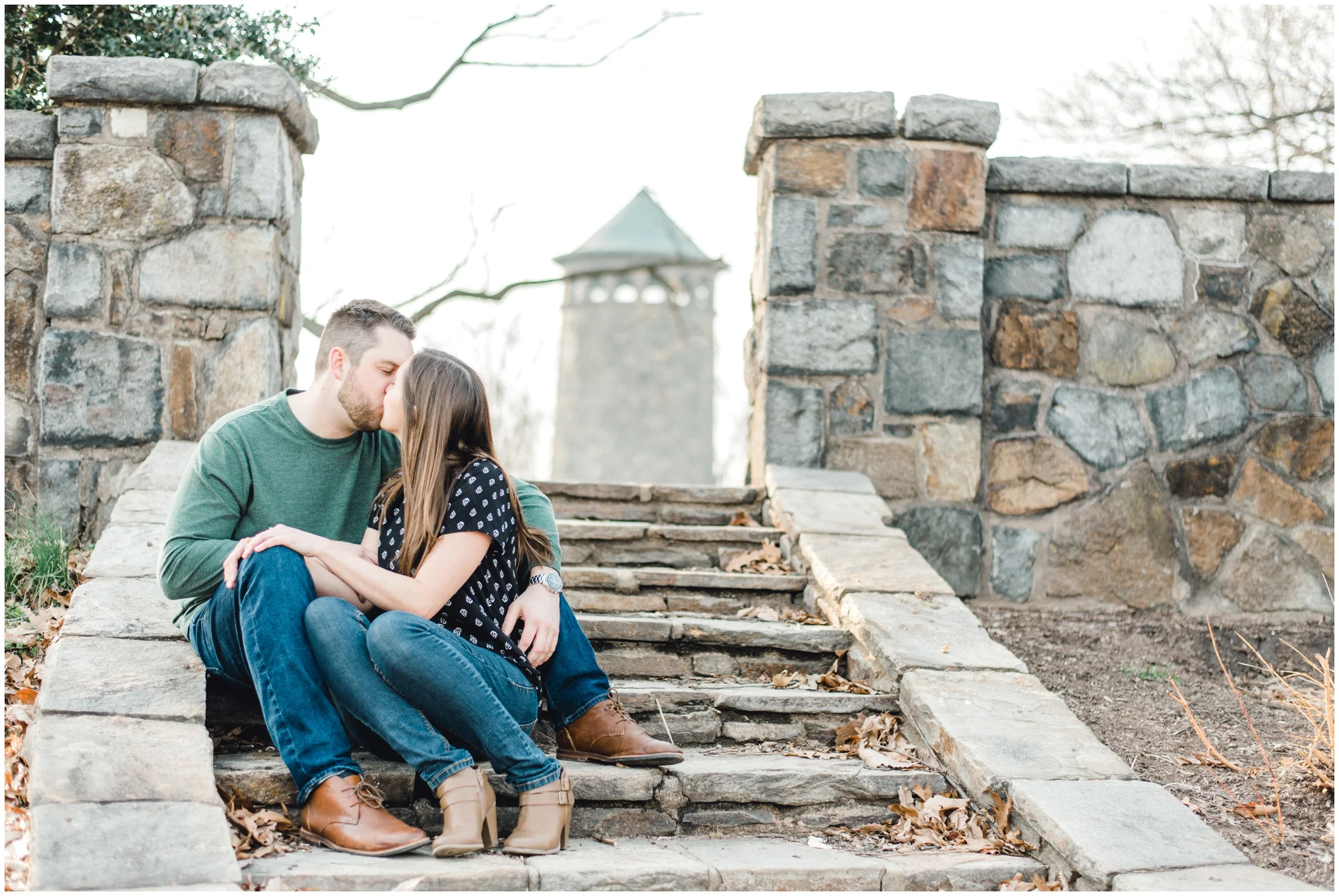 Spring Engagement Session at Rockford Park in Wilmington, Delaware | Krista Brackin Photography