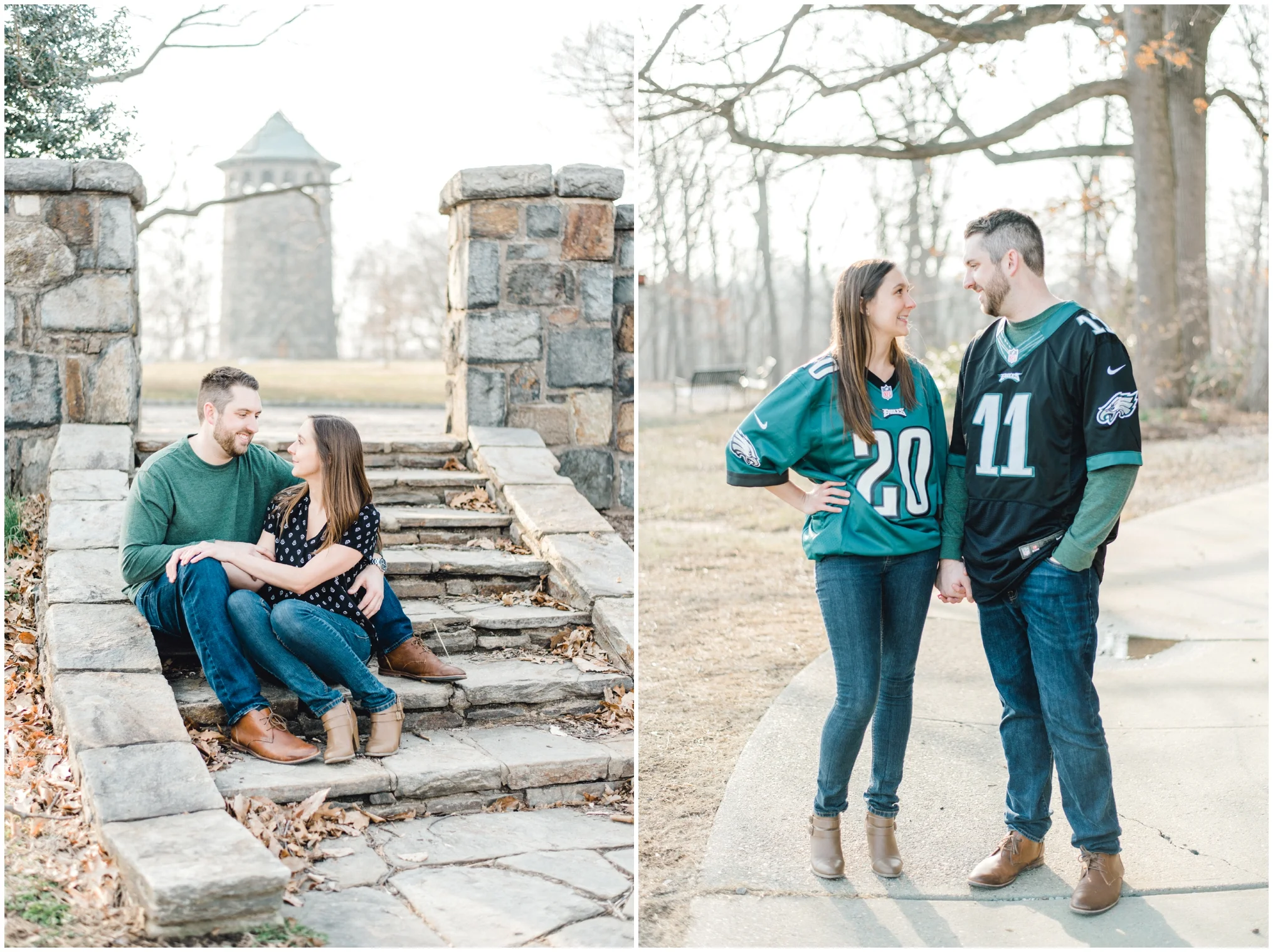 Spring Engagement Session at Rockford Park in Wilmington, Delaware | Krista Brackin Photography