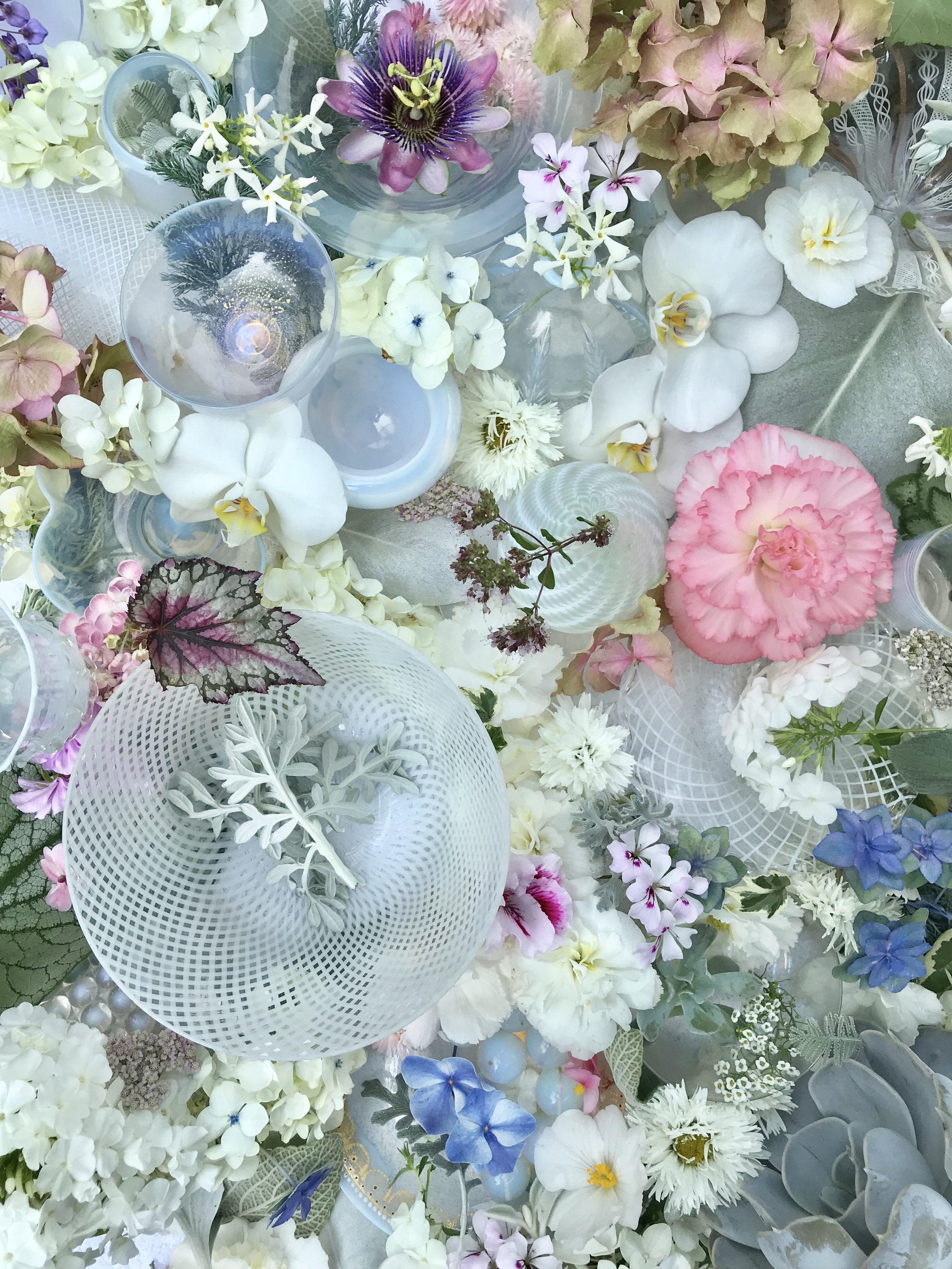 Venetian Glass - white