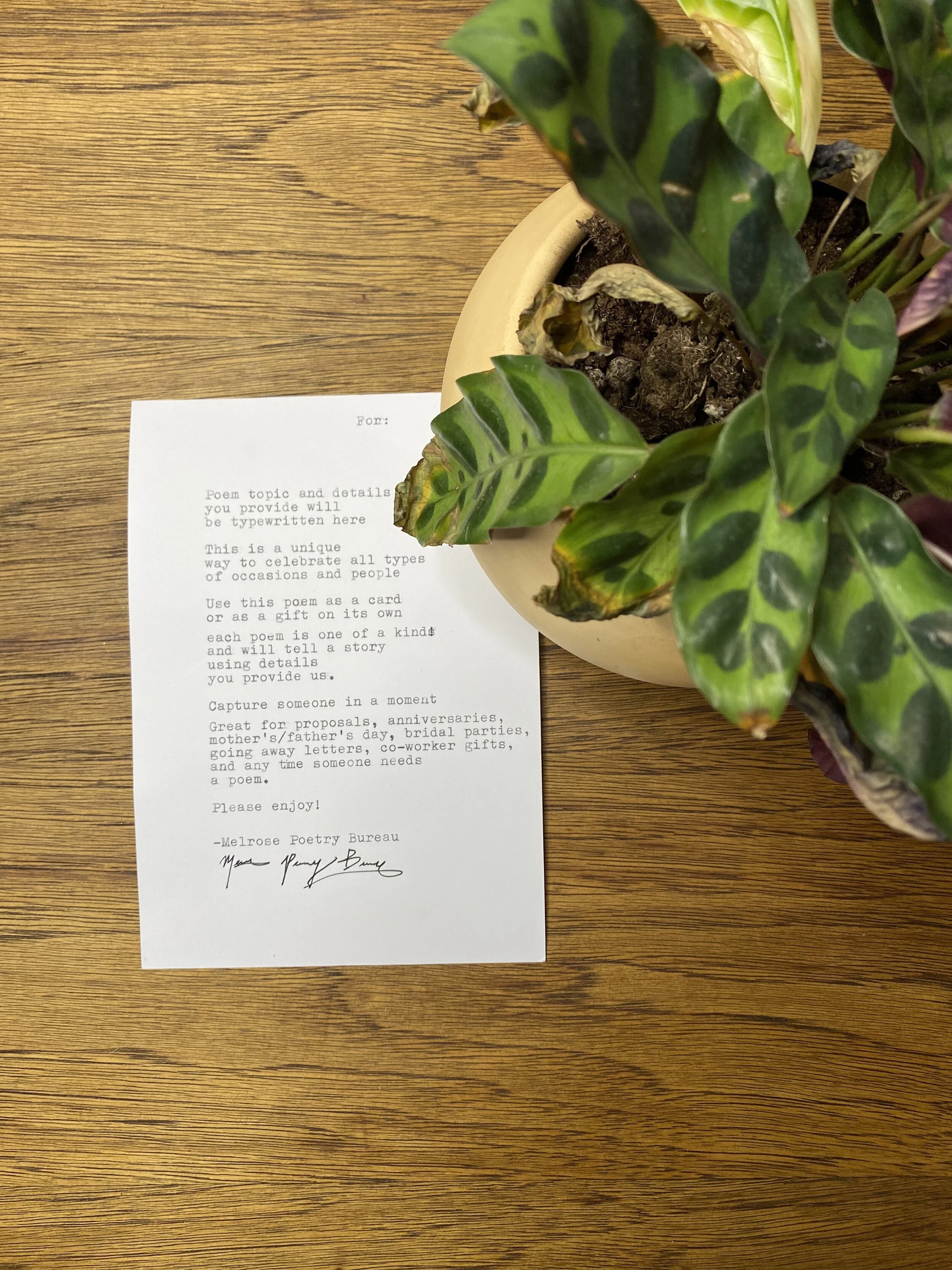 Poem template w plant .JPG