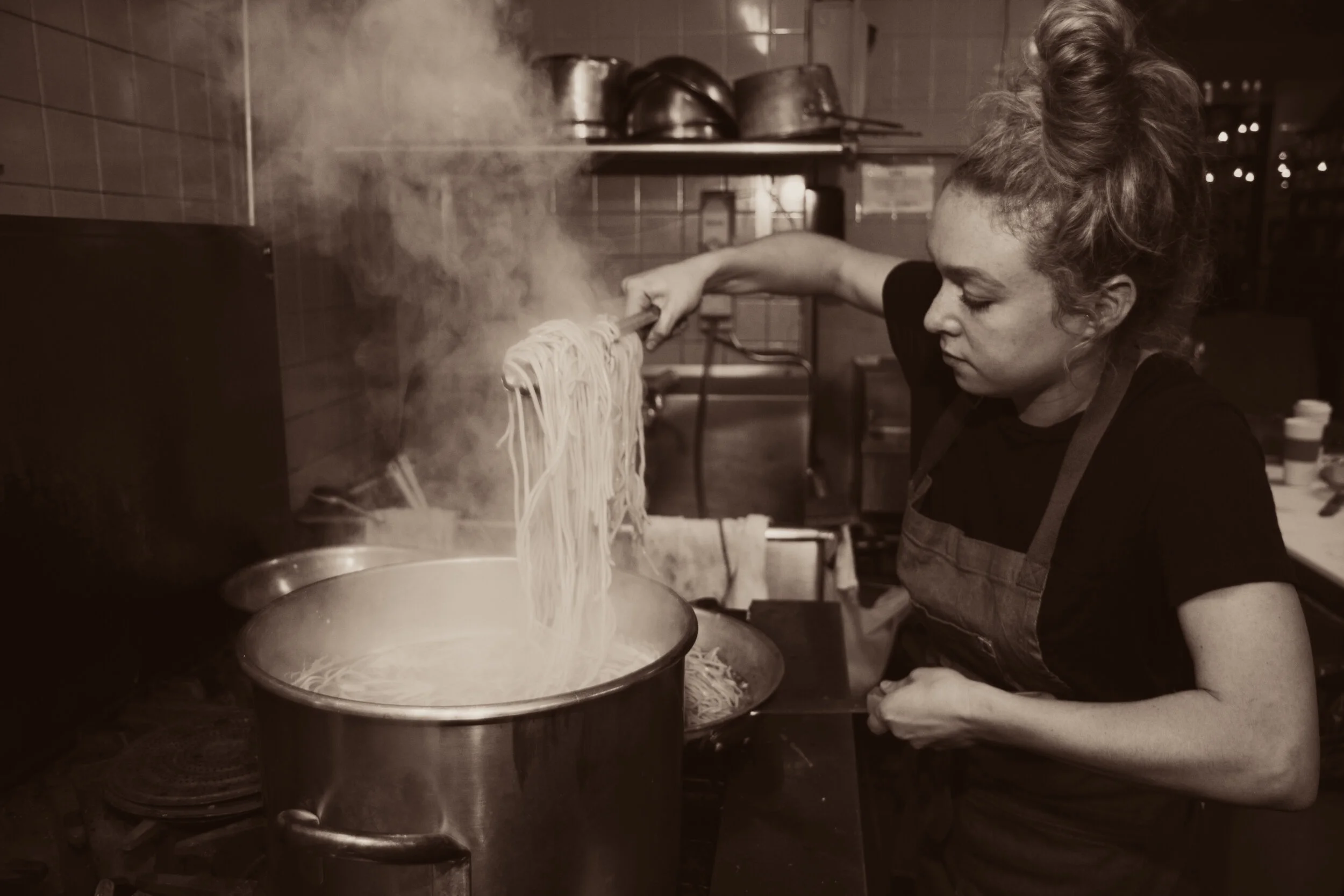 Petite Pasta Joint in Raffetto Pasta's New York Dinner in a 113 Year Old Pasta Shop — the Donas