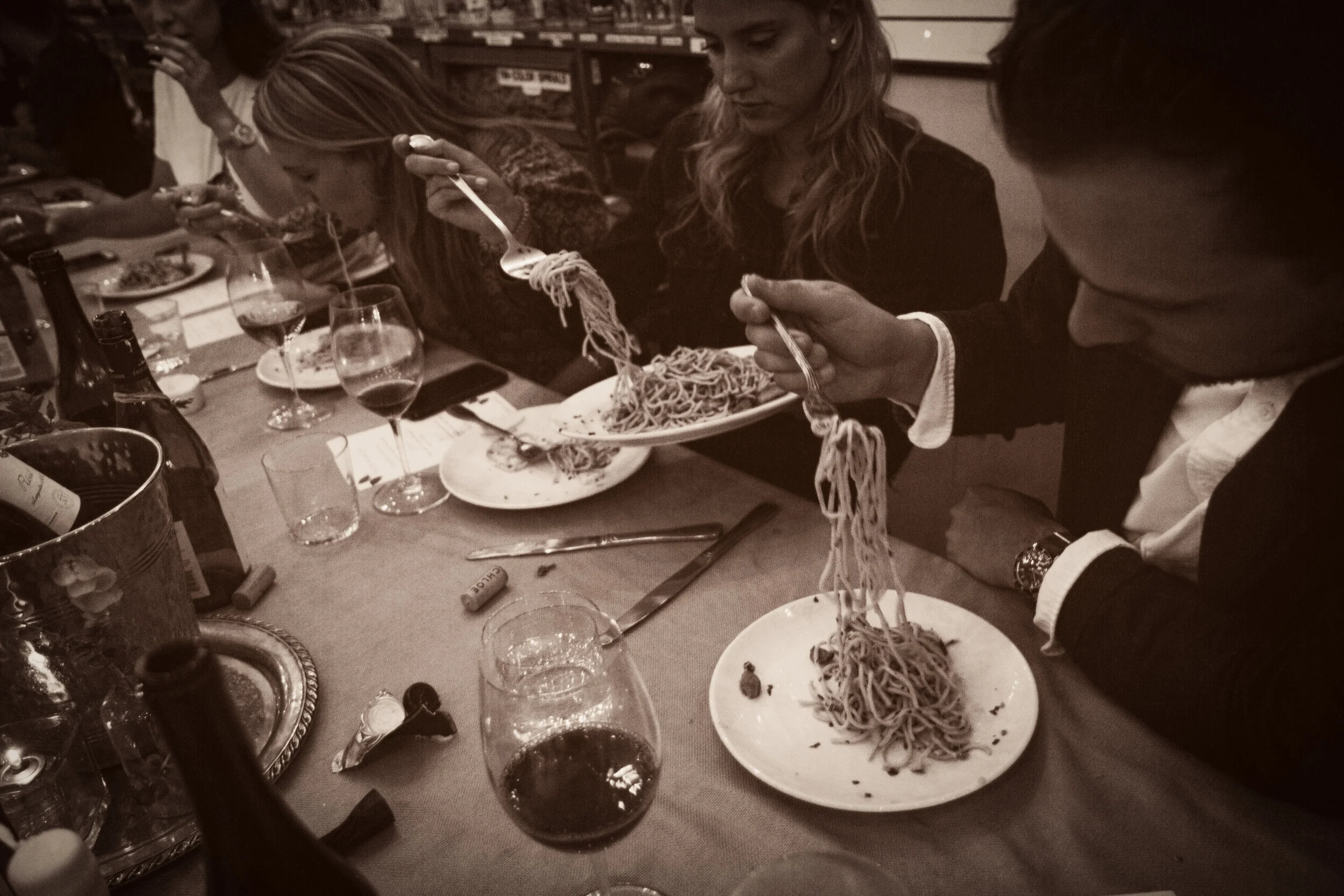Petite Pasta Joint in Raffetto Pasta's New York Dinner in a 113 Year Old Pasta Shop — the Donas