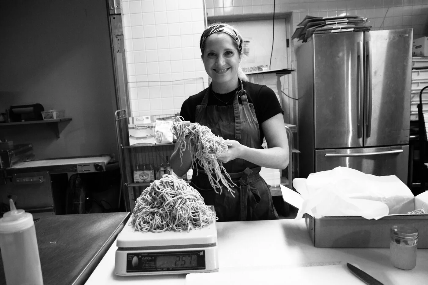 Petite Pasta Joint in Raffetto Pasta's New York Dinner in a 113 Year Old Pasta Shop — the Donas