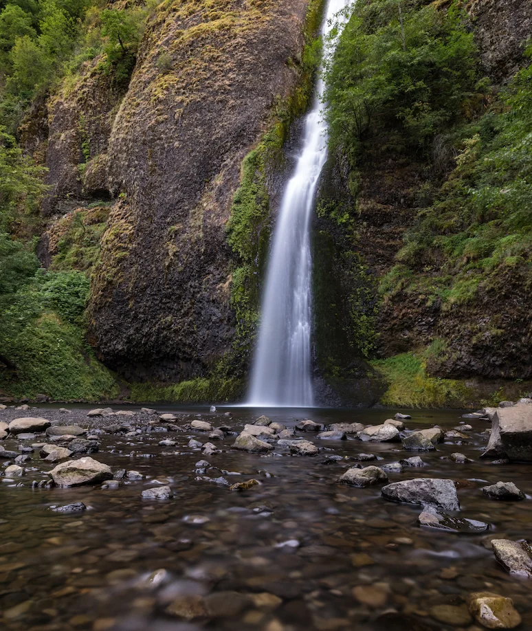 Horsetail Falls in the Columbia River Gorge OR