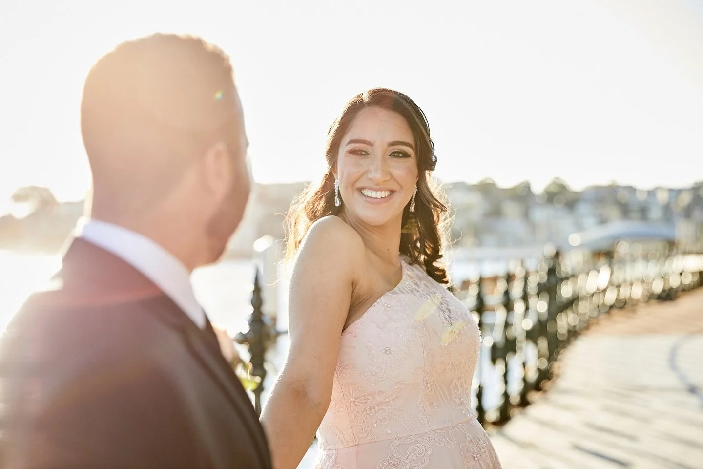 Absolutely glowing Bride &amp; Mama-to-be Innas ✨

Captured this moment of pure love right after their beautiful intimate ceremony overlooking Sydney Harbour. 

#sydneyweddingphotography