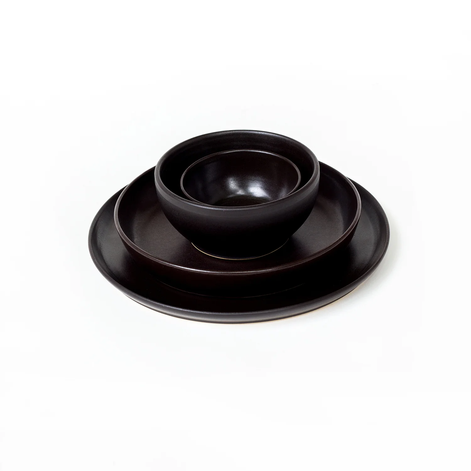 Black Place Setting