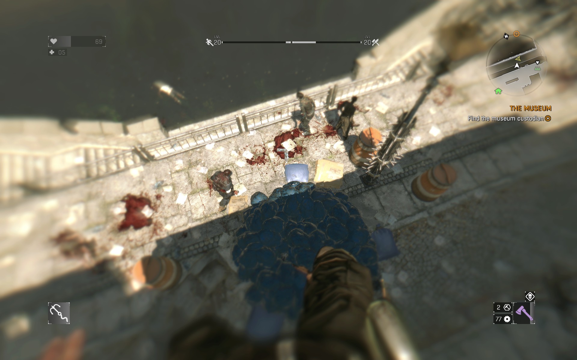 The running and falling is satisfyingly visceral
