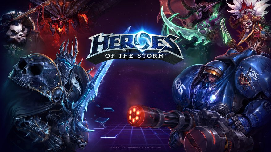 Its like Super Smash Bros but with Blizzard characters!