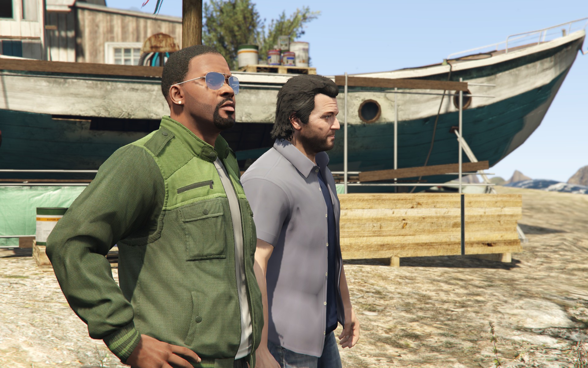 Look, Michael, I wasn't going to kill you, but man, that haircut....seriously