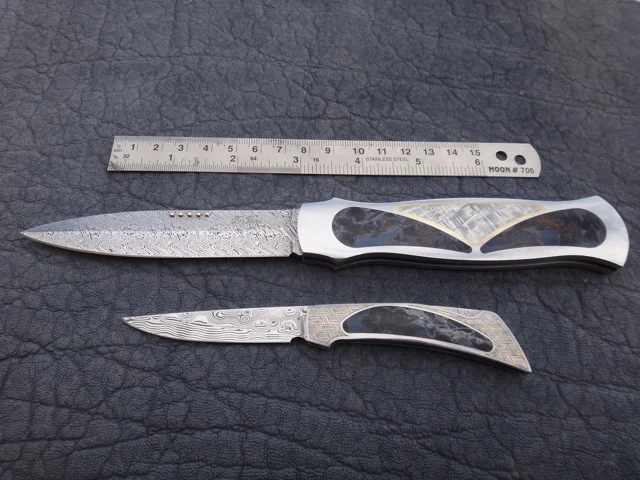 Backlock with pietersite inlay variations