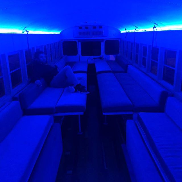 Back in business! #Skoolie #HomeIsWhereYouParkIt #SchoolBus #DIY #BusConversion #RV #Life #Adventure #TinyHome #ProgressPicture #PhotoOfTheDay #Yoga #Reclaimed #Dallas #Texas #Camping #Construction #Love #Create #Art #Design #WoodCraft #SoulCraft #Pa