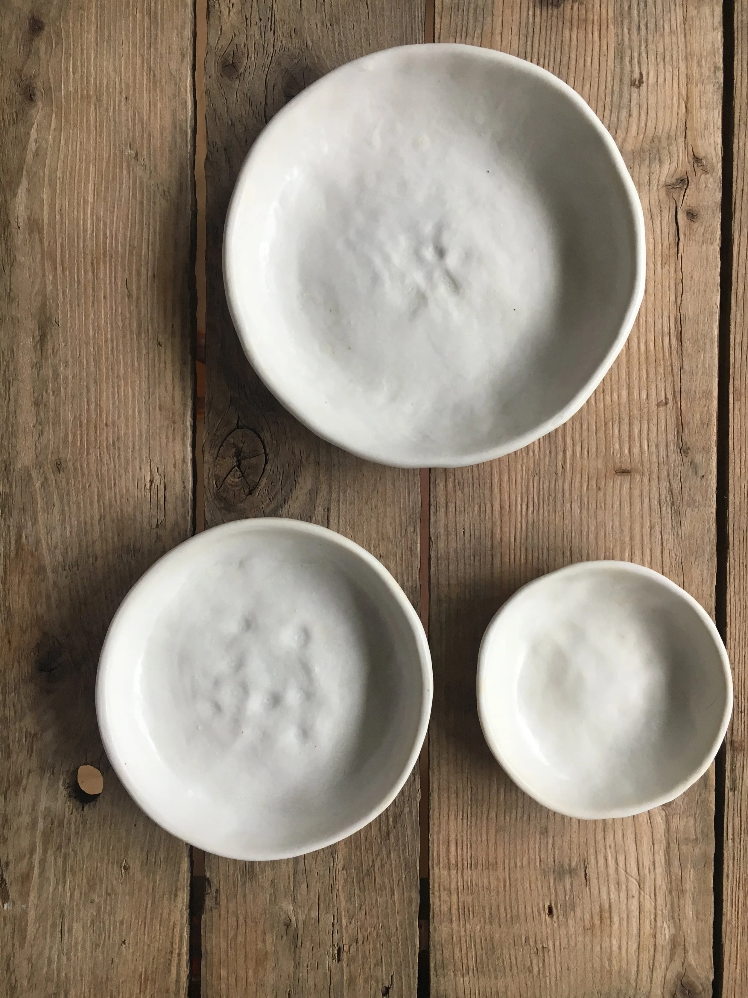 Porcelain Nesting Pates