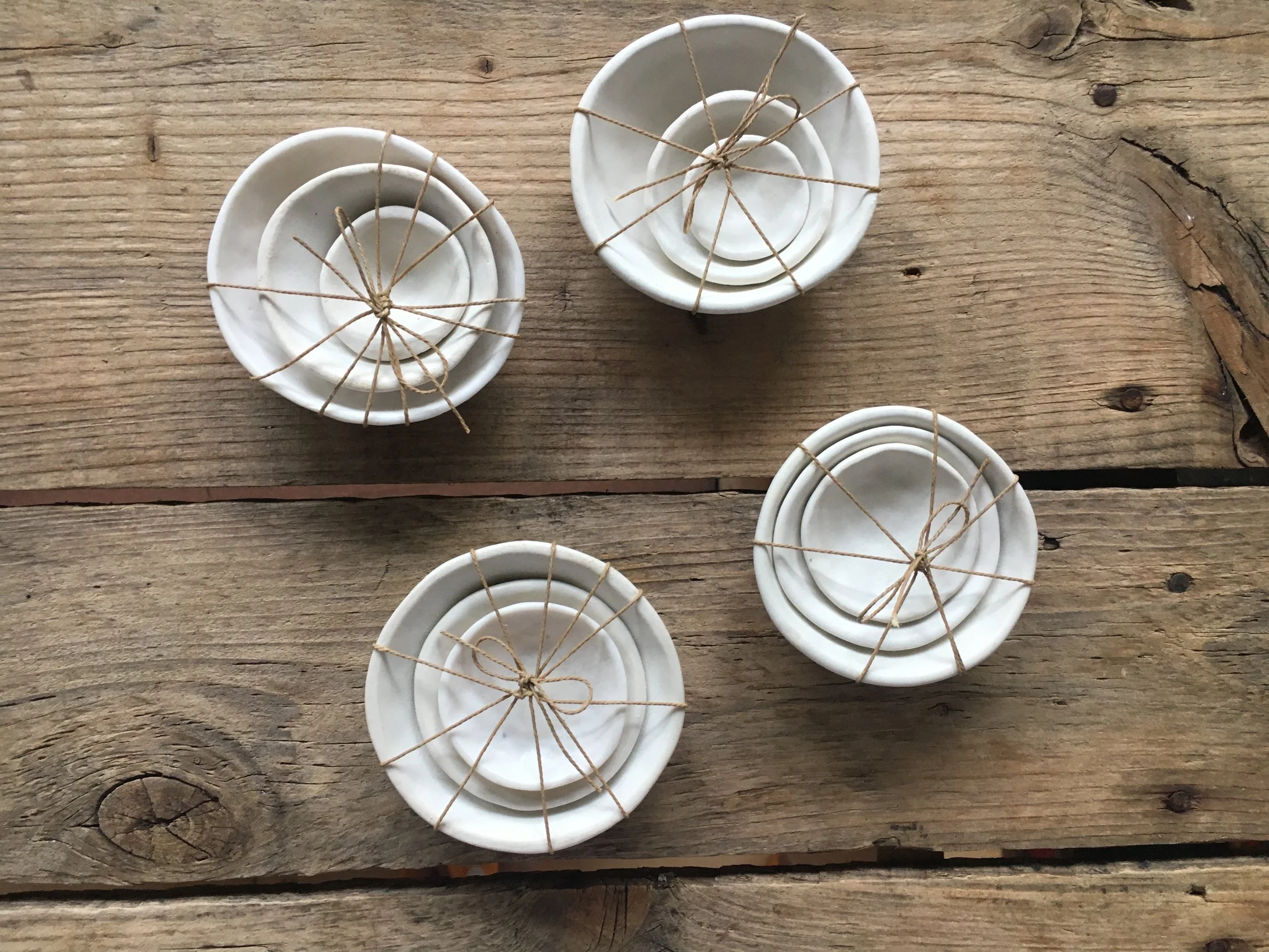 Porcelain nesting sets
