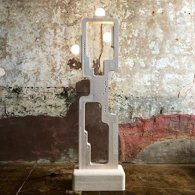 Sculpted 6&rsquo; tall floor lamp for the inimitable @timothy_godbold .
.
.
.
.
.
.
.
.
.
.
.
.
.
.
.
.
.
.
.
.
.
.
#calebwoodard #calebwoodardfurniture #art #sculpture #design #interiordesign #lightingdesign