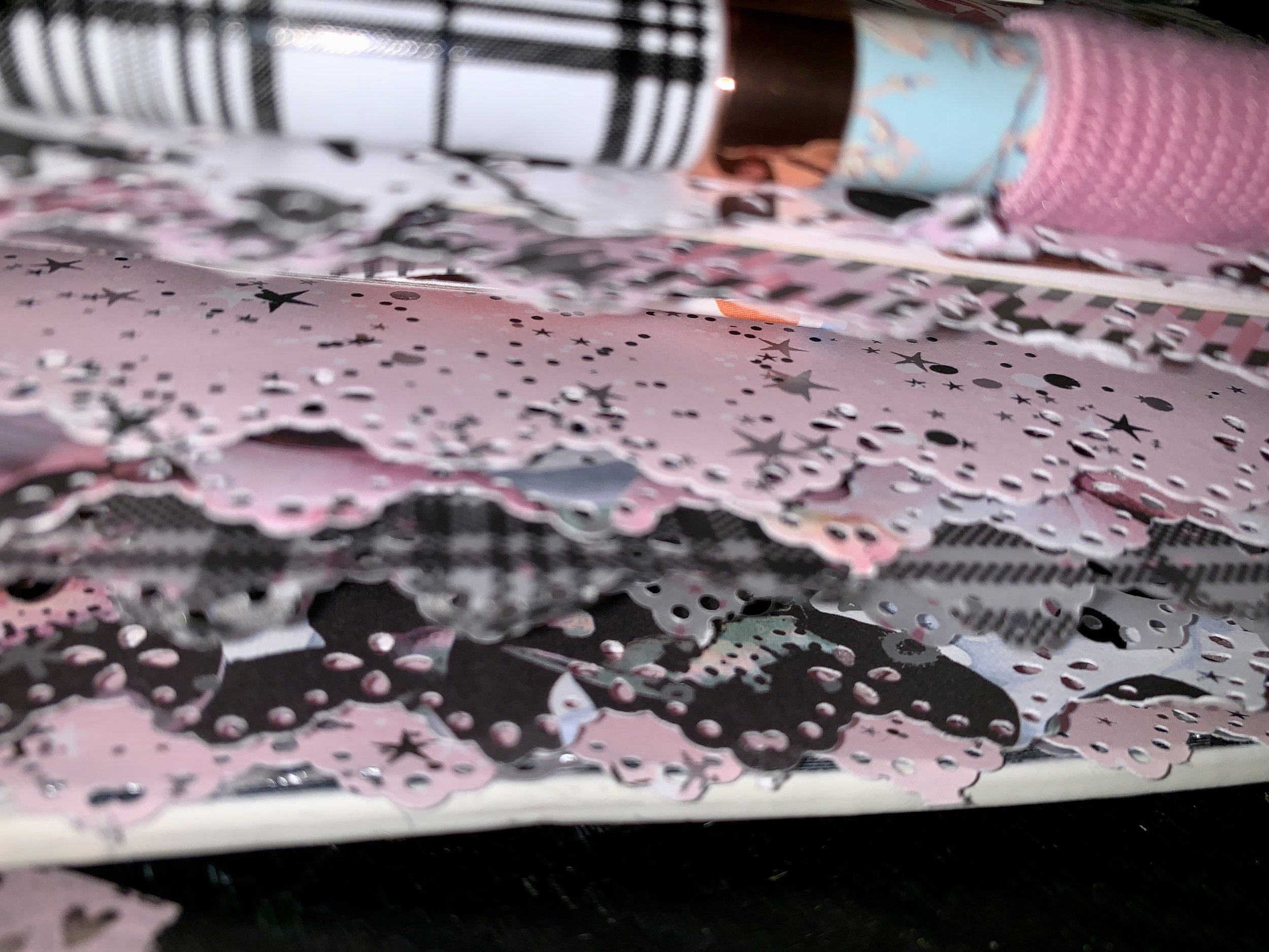Pretty dashboard papers in my Pocket travelers notebook.