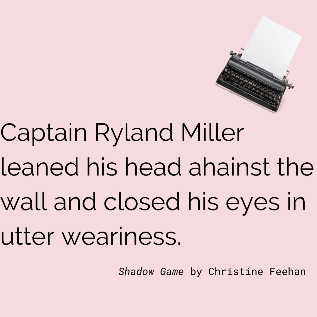 First line from a new book by Christine Feehan. 📚

My website will have a post about Shadow Game on 5/28/2021  Stop by if you're interested. Link in bio

**
#writerlife ##authorsofinstagram #booknerd #paranormalromance #romancereads