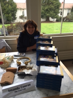 Photo taken by my first visitor, Carolyn, from A Great Good Place for Books, Montclair.