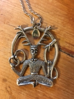 My necklace of the horned god taken from the Gundestrup cauldron