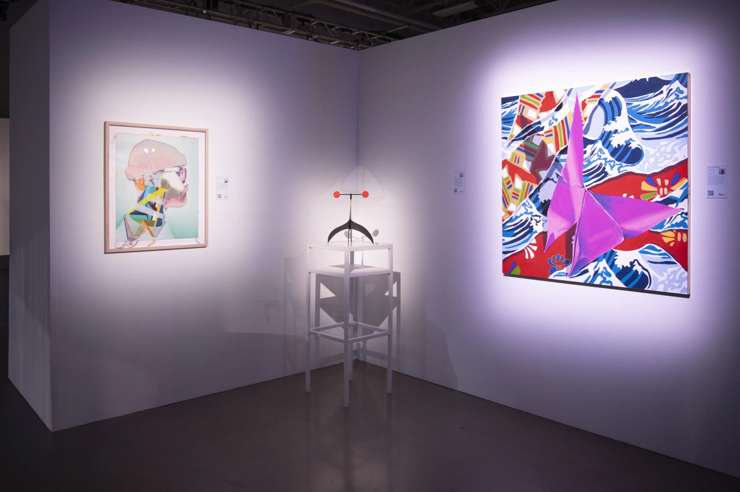 artworks by Joey Brock and Andrea La Valleur-Purvis