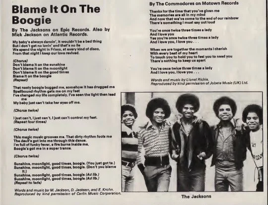 BLAME IT ON THE BOOGIE LYRICS.jpg