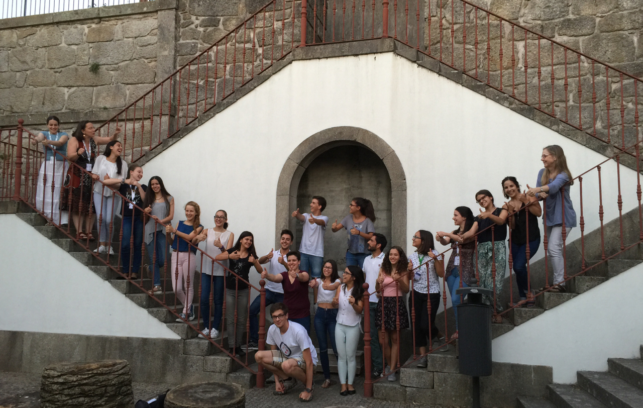 Post-concert good cheer at the 4th Summer Flute Academy at ESMAE, Porto