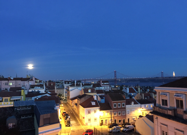 Lisbon at dusk…