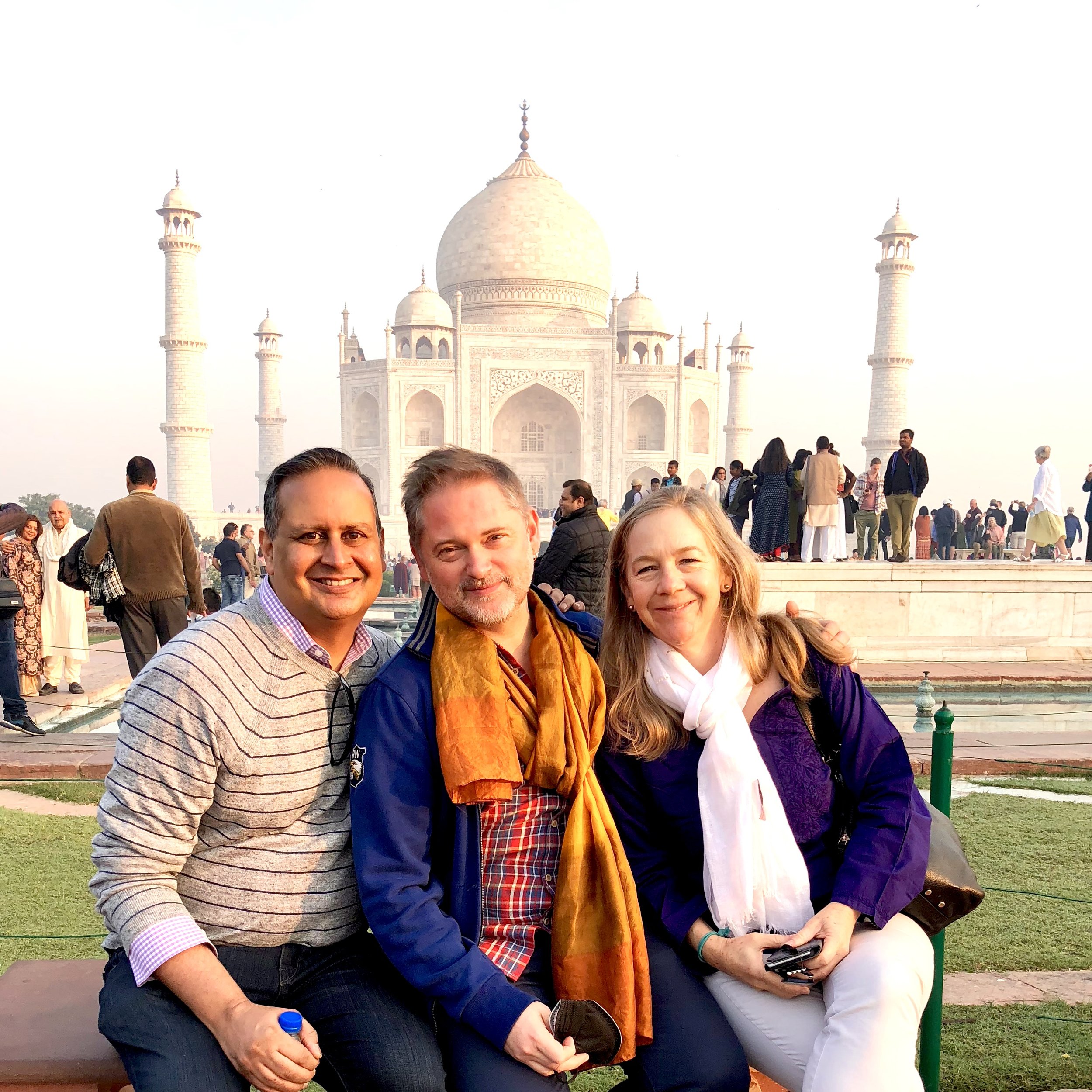  A day off with Syrinx : XXII at the truly wondrous Taj Mahal, in Agra, India. 