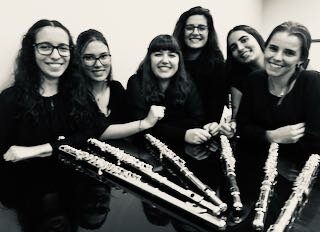  ESART Flute Class 2018-19, minus one off at work! 