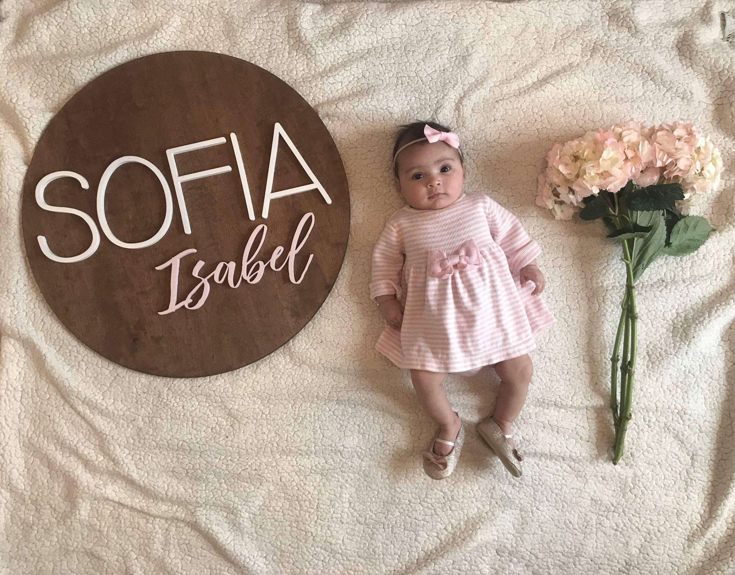 Our 2 months old daughter Sofia Isabel