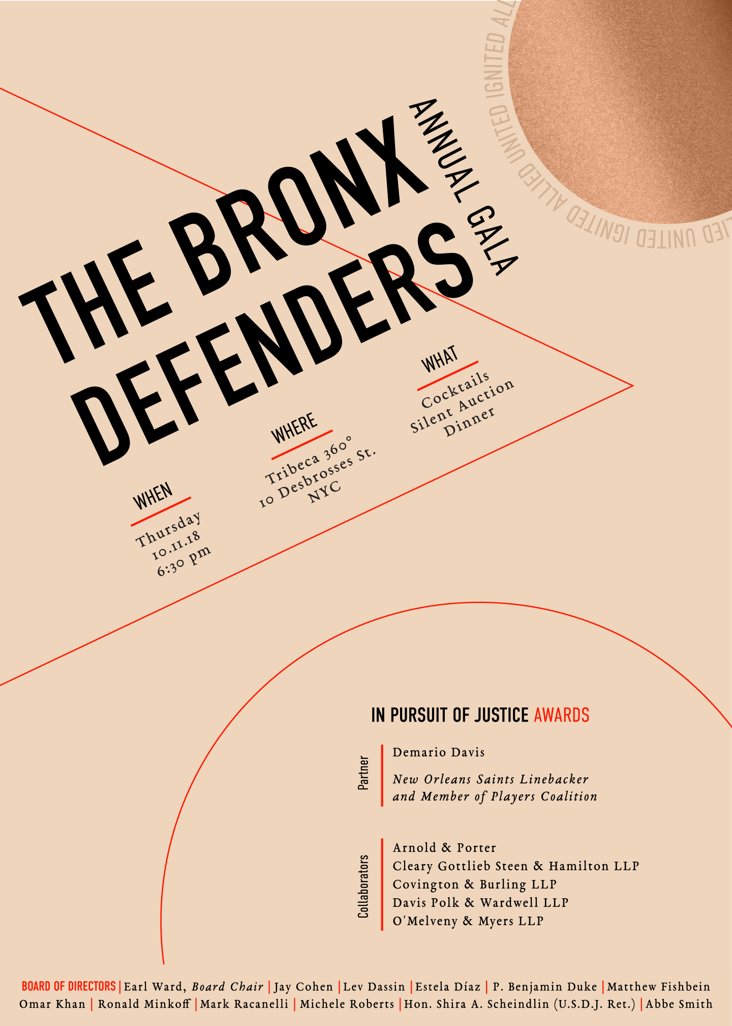 Bronx Defenders GIF A moving GIF invitation without sound. Features custom design and illustrations by Katie Fischer Design. Works best embedded into a email blast system or on a web page. Can also be attached to an email and sent directly. Works well on Instagram (must be no more than 60 seconds long).